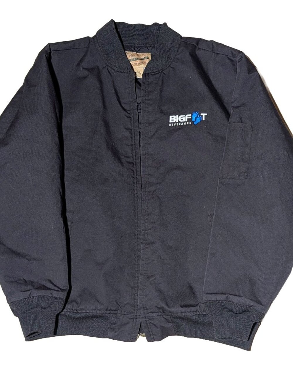 WearGuard Men's Work Bomber Jacket Size L Quilted Lined Bigfoot Dadcore